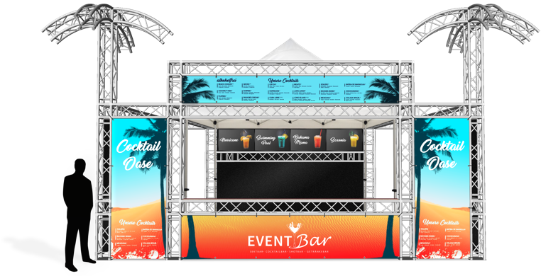 Palmenbar 4x4 mit usleger